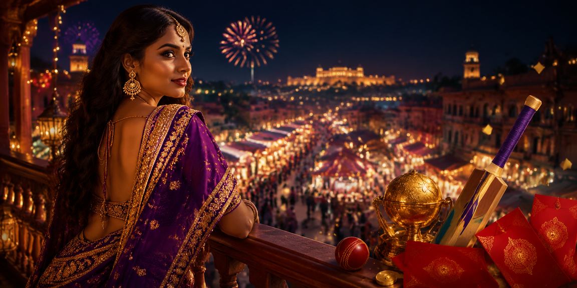 Fans watching a live cricket match with betting options